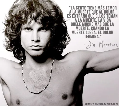 Frases de Jim Morrison - Taringa!