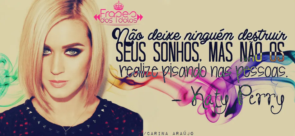 Frases da Katy Perry para Facebook | Curta Piadas