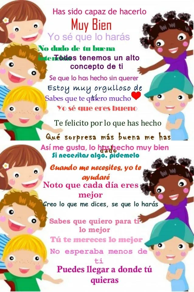 Frases Motivacionales para niños