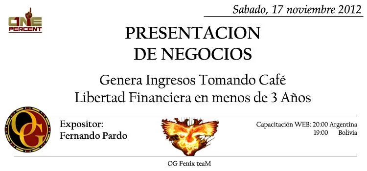 Frases Organo Gold: Presentacion de Negocios - Genera Ingresos ...