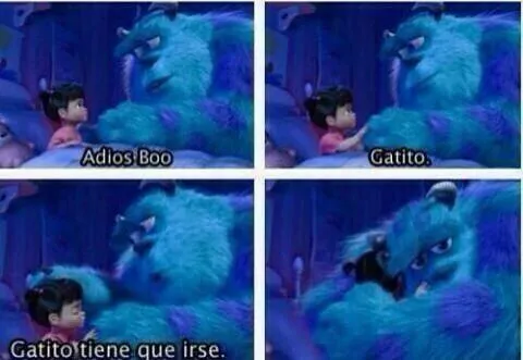 Frases de Películas on Twitter: ""-Adiós Boo. -Gatito. -Gatito ...