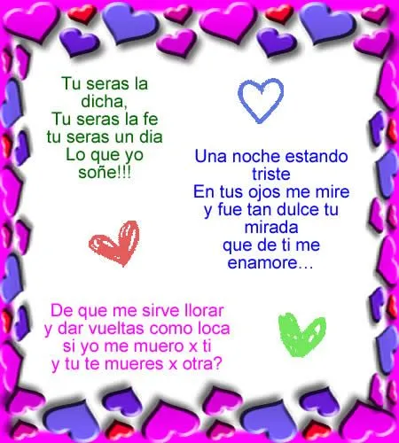 Frases Romanticas: Poesias de amor