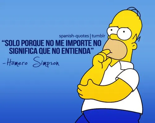 Frases graciosas de los Simpsons - Taringa!