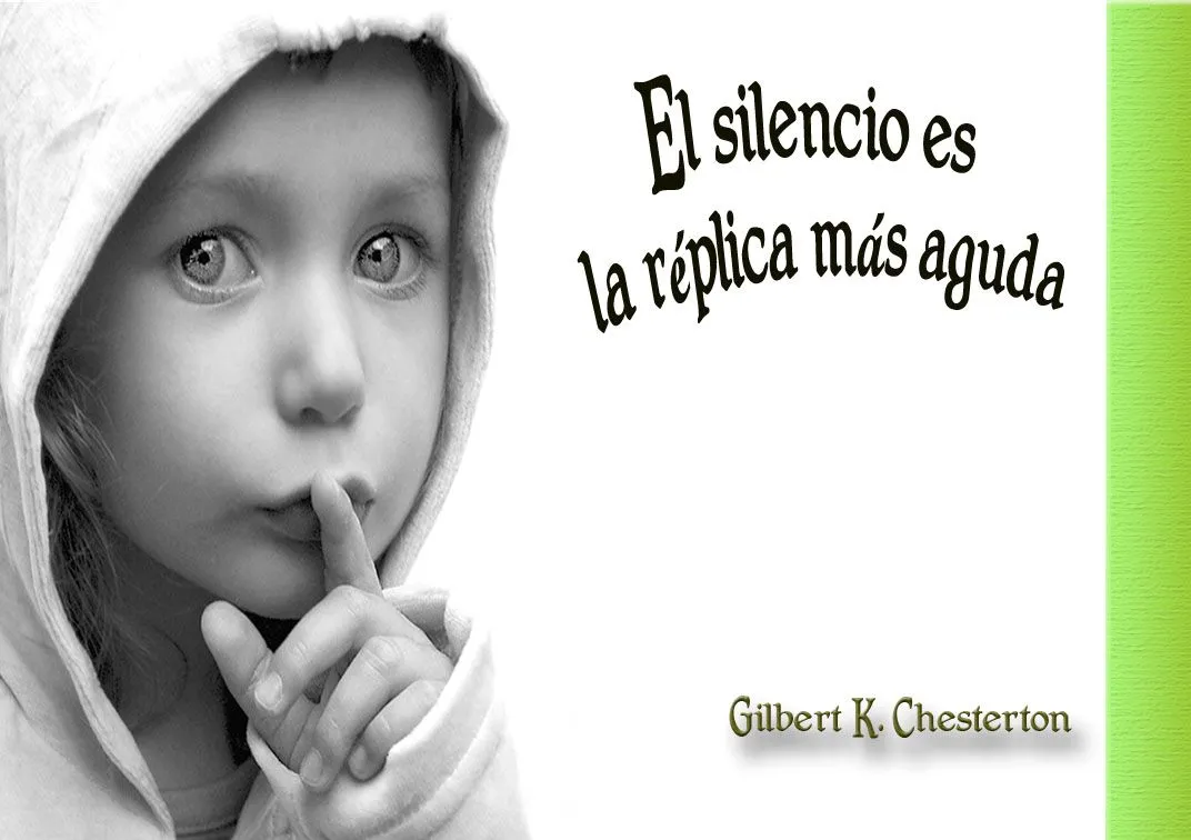 Frases en Tapiz: Silencio