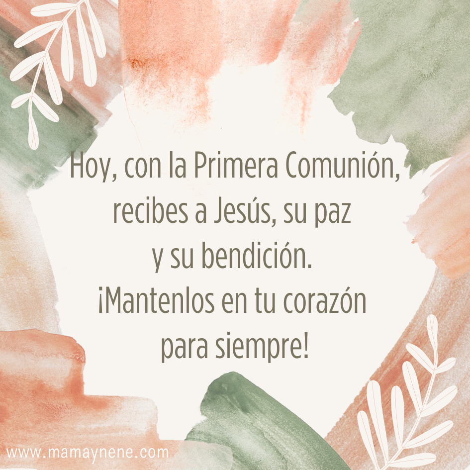 Frases y tarjetas para felicitar por la Primera Comunión | Mamá y nené - Maternidad y recursos educativos