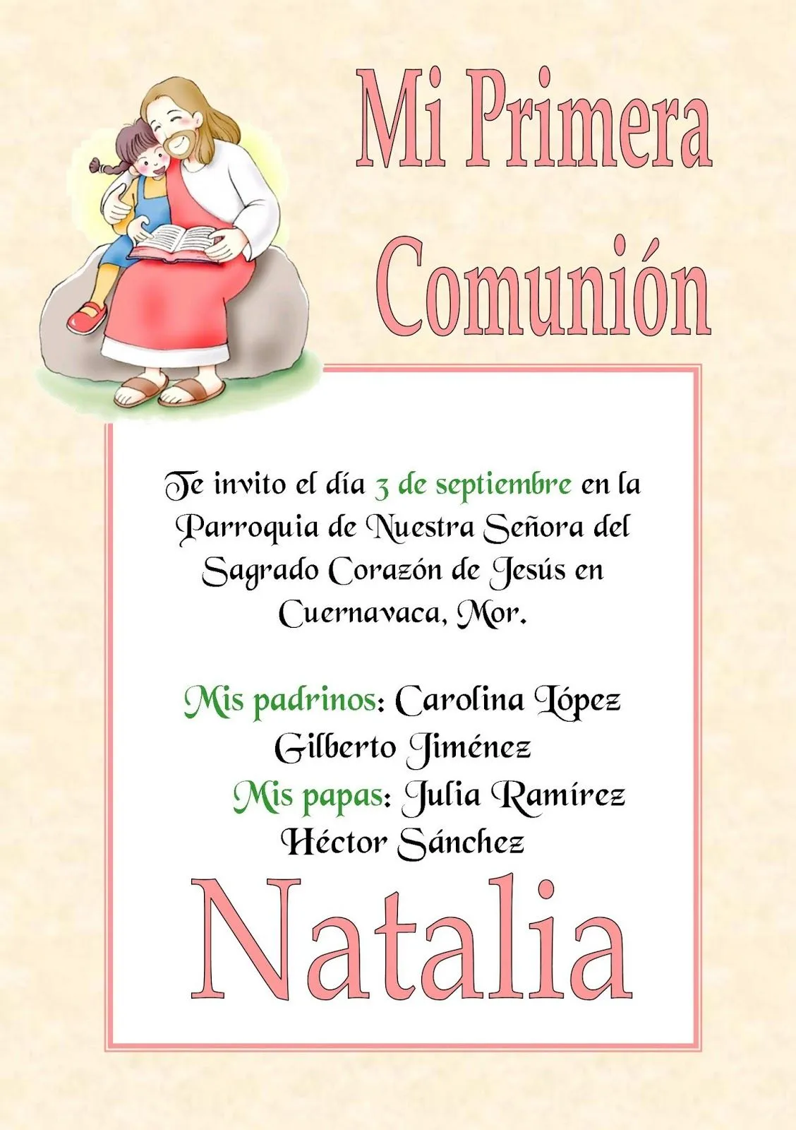 Oraciones para recuerdos de primera comunión - Imagui