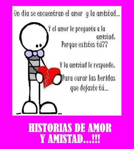 frases , Test y poemas de amor: El amor y la amistad