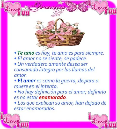 frases , Test y poemas de amor: Reflexiones romanticas de amor