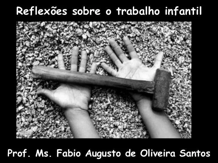 Frases de trabalho infantil - Imagui