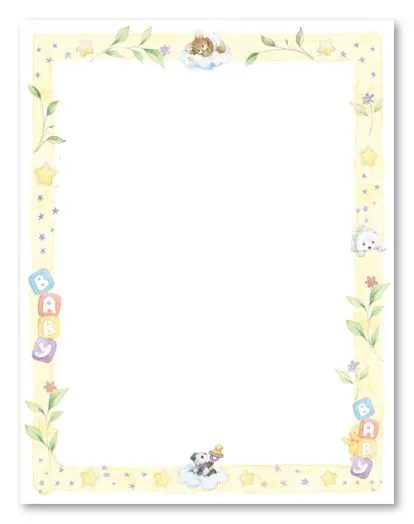 Free Baby Shower Borders - Cliparts.co