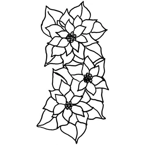 Free coloring pages of flores de pascua