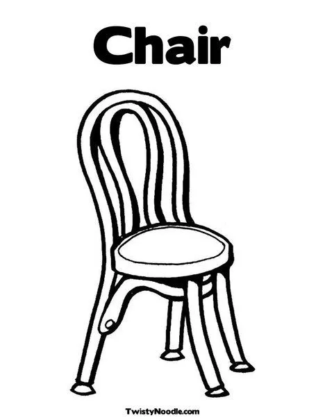 Free coloring pages of garden chair