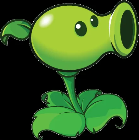 Free coloring pages of peashooter