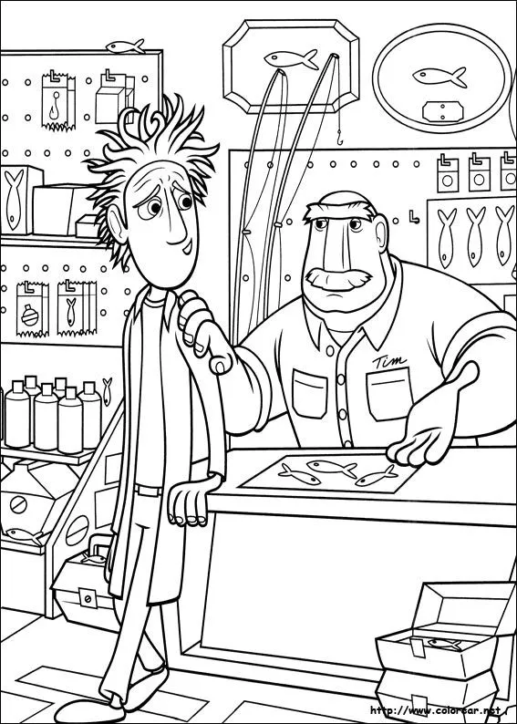 Free coloring pages of toy shop