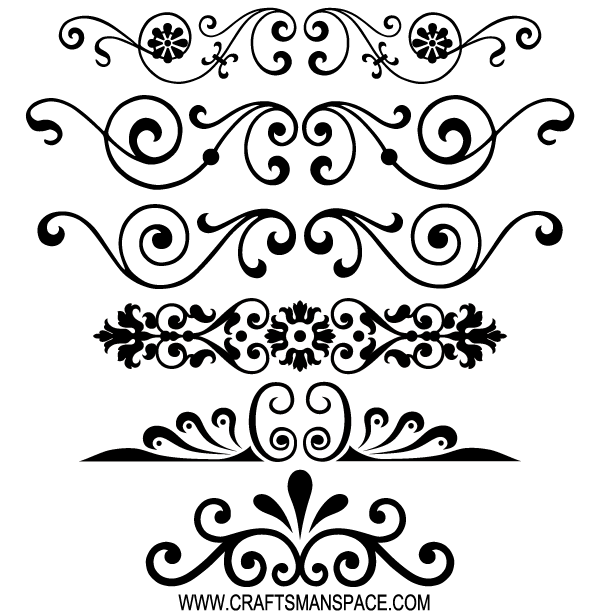 Free Decorative Ornaments Vector | Ornamentos vintage, Arabesco floral,  Ilustrações florais