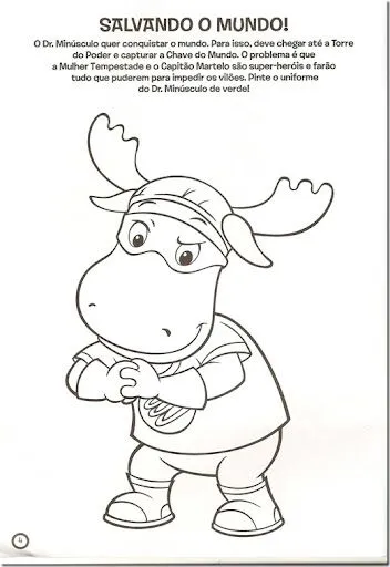 Free Download Riscos E Desenhos Backyardigans Para Colorir ...