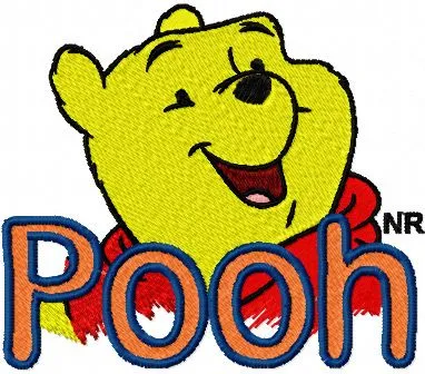 Free embroidery design Winnie Pooh Logo 2 Embroidery Machine Design
