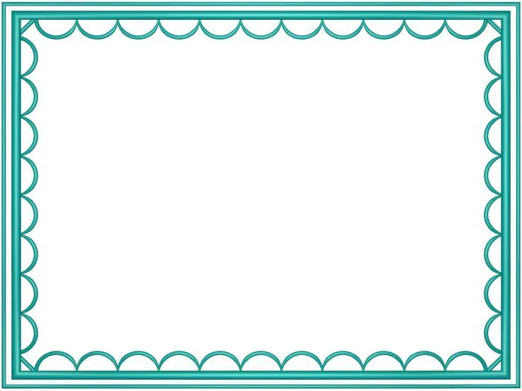 Free Frames and borders png | Aqua artistic loop Rectangular ...