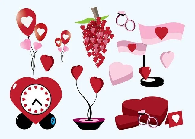 Free Heart Valentine Vector Shapes Art Graphics | Free Web Design ...