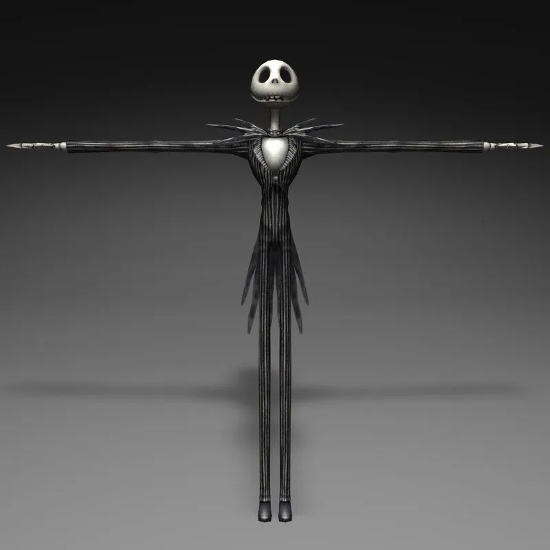 free jack skellington 3d model