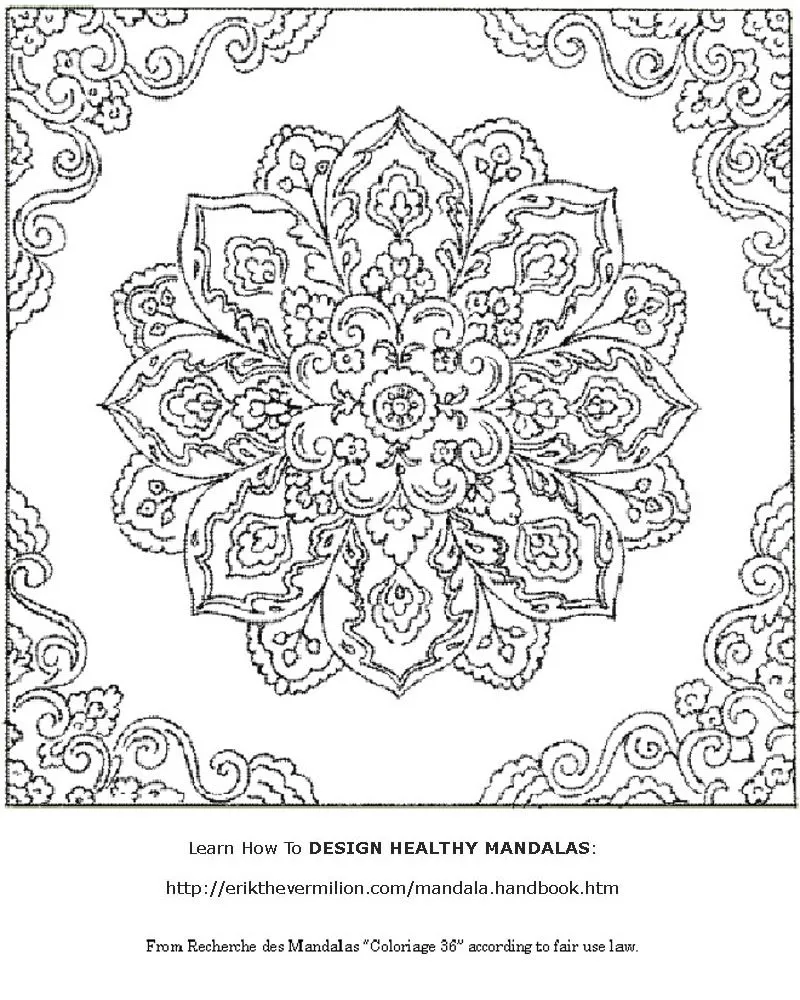 Free Mandala Coloring Book Printable Pages