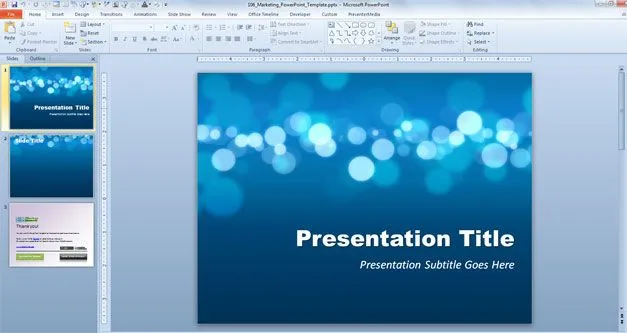 Free Marketing PowerPoint Template - Free PowerPoint Templates ...