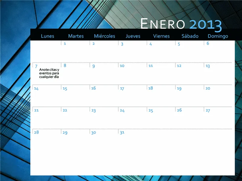 Free Online Gratis: Descargar Calendario 2013 con diseño de fondo ...