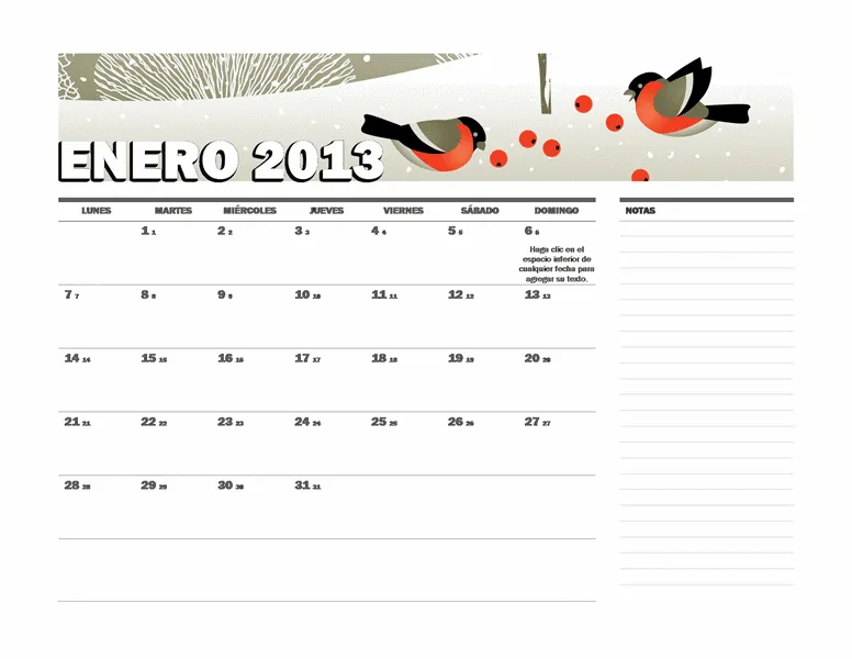 Free Online Gratis: Descargar Calendario juliano 2013, plantillas ...