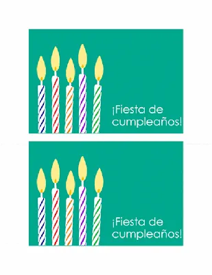 Free Online Gratis: Tarjeta de invitación fiesta de cumpleaños con ...