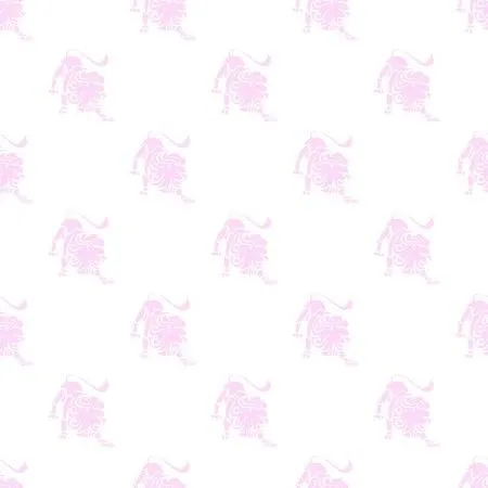 Free Pink Leo Astrology Watermark On White Background | Twitter ...