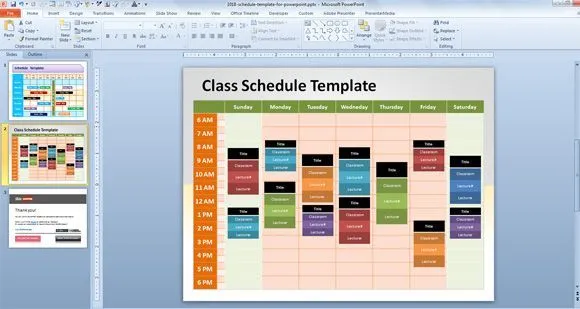 Free Plantilla PowerPoint de Agenda de Negocios | SlideHunter.