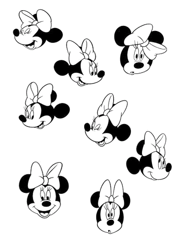 Free Printable Minnie Mouse Coloring Pages For Kids