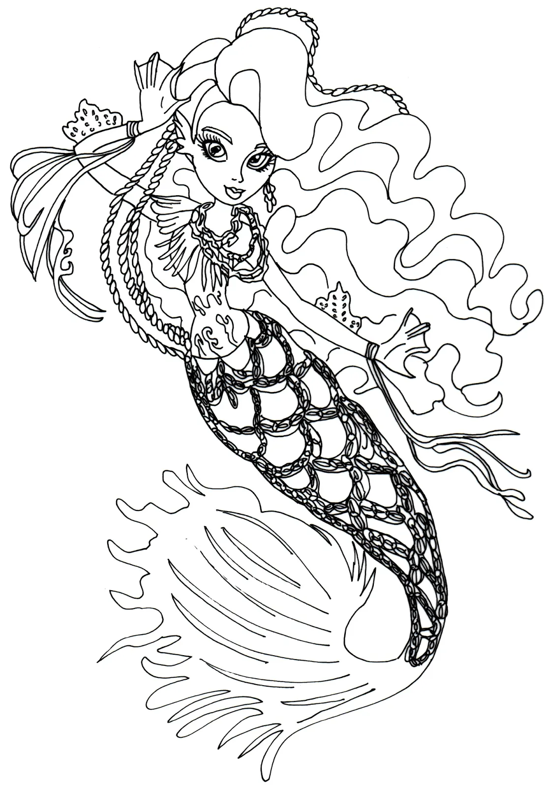 Free Printable Monster High Coloring Pages