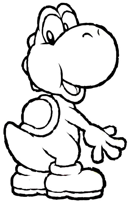 Yoshi coloring pages - Imagui