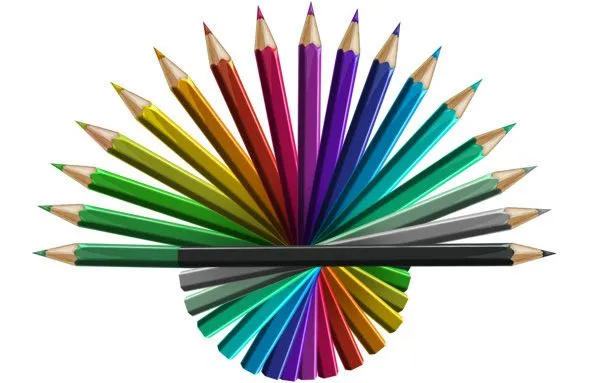 Free PSD Colored Pencils Graphics | Free PSD Files