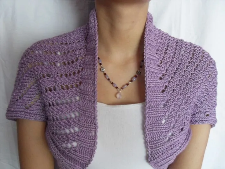 Free Shrug Knitting Patterns | FREE CROCHETED BOLERO PATTERN ...