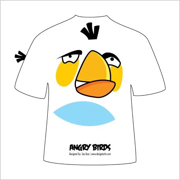 Free Vector Angry Birds T-Shirt Designs In (.ai, .eps, .cdr ...