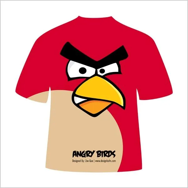 Free Vector Angry Birds T-Shirt Designs In (.ai, .eps, .cdr ...