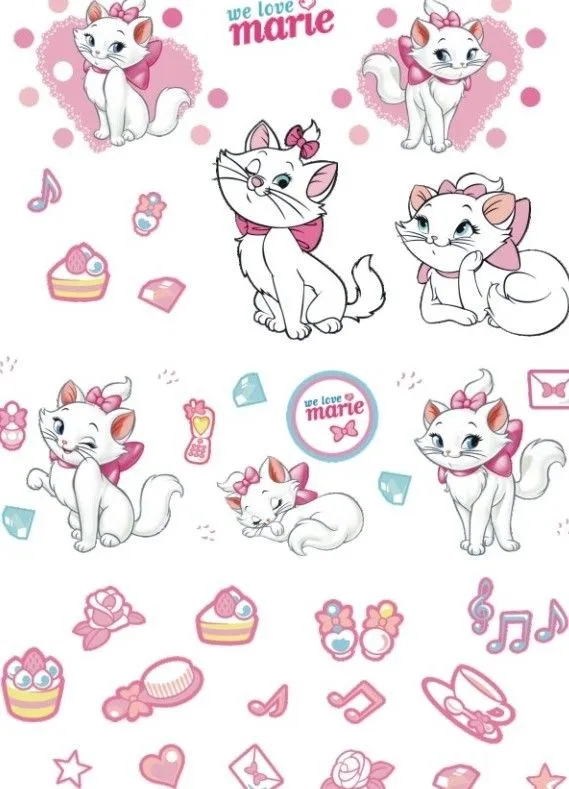 Free Vector Disney Marie Cat Set 03 » TitanUI