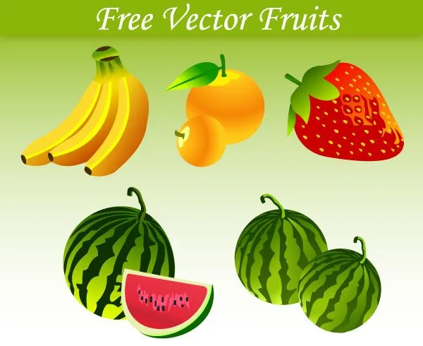 Free Vector Fruits | Download Free Vectors Art Graphic Designs