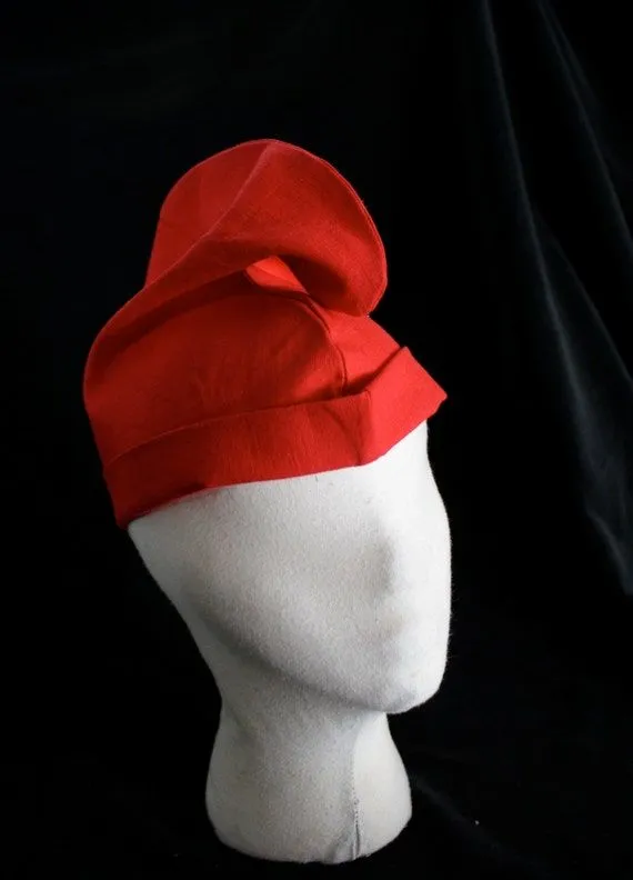 French Revolutionary or Phrygian Cap in Scarlet por MyFunkyCamelot