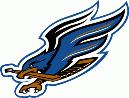 Fresno Falcons hockey logo from 1998-99 at Hockeydb.