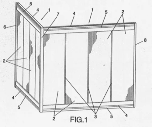 Friso modular para paredes (1 de agosto de 2002) - 1 friso modular ...