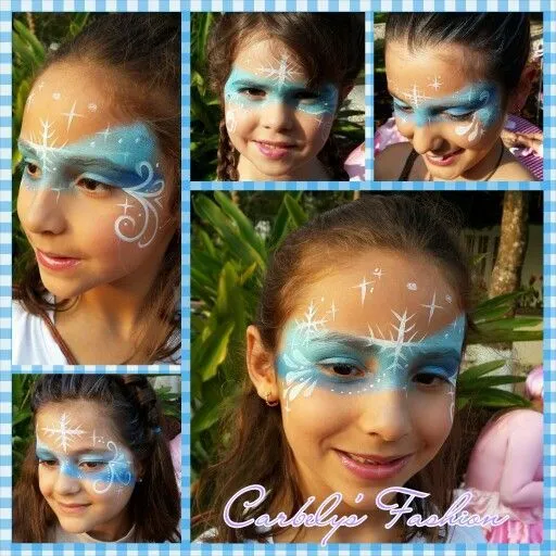 Frozen themed face paints on Pinterest | Face Paintings, Frozen ...