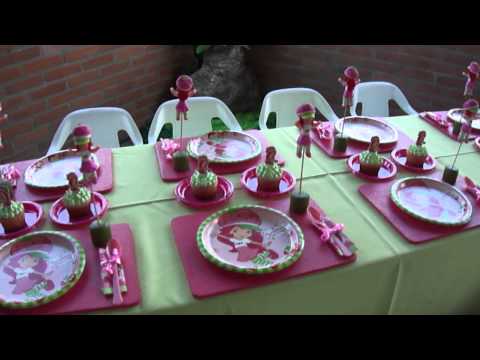 Decoración fiestas infantiles de rosita fresita - Imagui