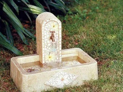 Fuentes de jardín: el frescor del agua | Decorar tu casa es ...