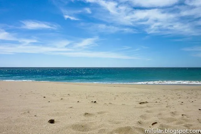 mi fular: Arena y mar (