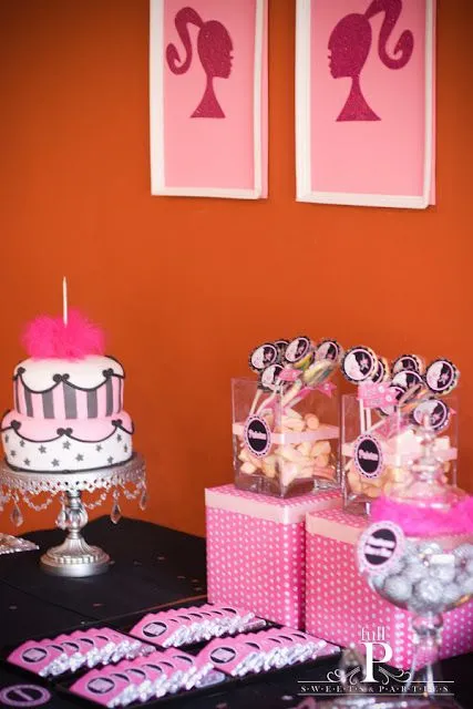 Full P - sweets & parties: Barbie Moda Magica en Paris - Cumple Lupi