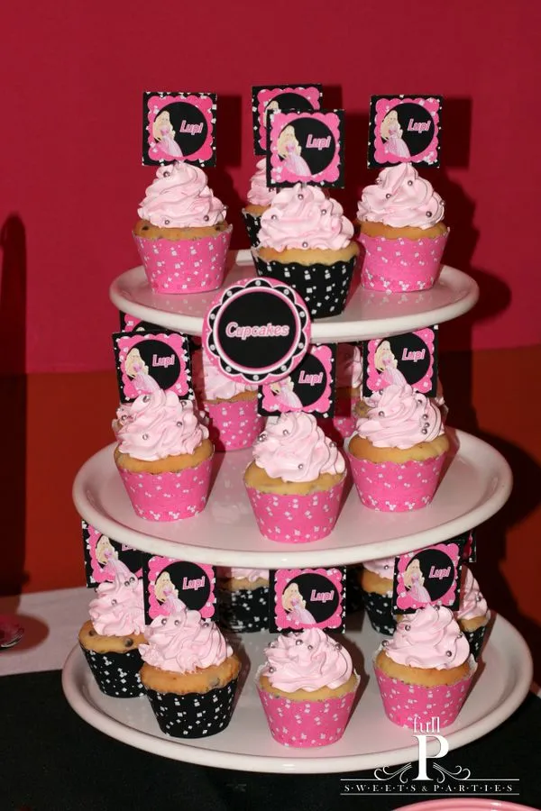 Full P - sweets & parties: Barbie Moda Magica en Paris - Cumple Lupi