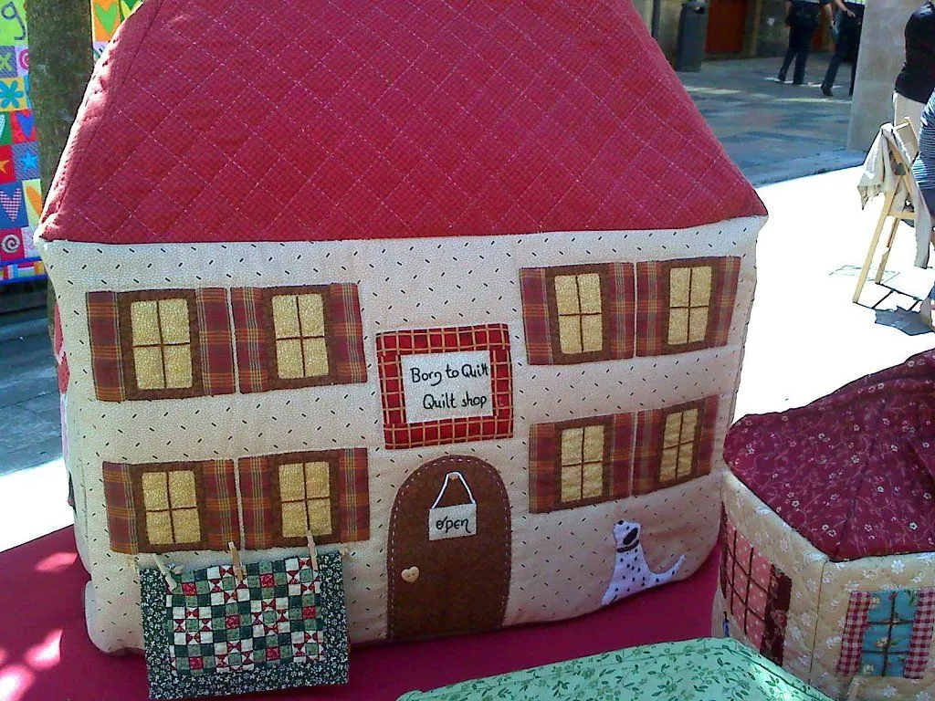 Funda casita para maquina de coser PATCHWORK | Aprender ...